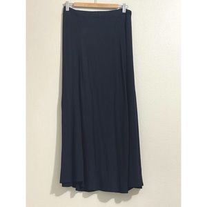 Black Jersey Maxi Skirt - S